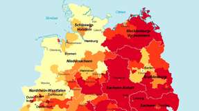 Leerstand: Die meisten unbewohnten Wohnungen befinden sich im Osten.