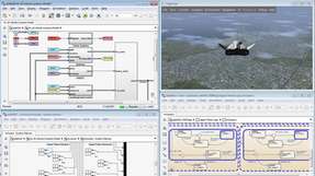 Simulation des Mehrdomänen-Modells auf Systemebene