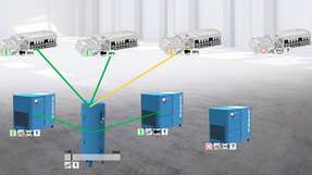 Das Smart Pneumatic Grid erfasst den Energiebedarf bis auf Einzelverbraucherebene.