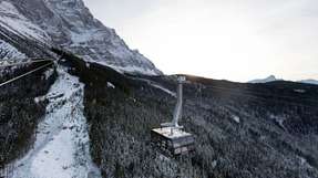 Seilbahn Zugspitze: Blick Richtung Gipfel