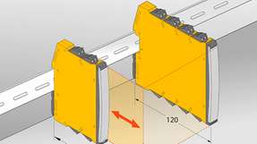 Passen auch in kleine Gehäuse modularer Maschinen: IMXK-Ex-Trenner.