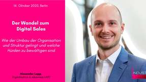 Alexander Lapp, Digitalisation & eBusiness Lapp, ist Speaker auf dem INDUSTRY.forward Summit 2020.