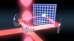 Über Licht wird eine vibrierende Membran mit einer Wolke aus Atomen zu einem Regelkreis gekoppelt. Die Temperatur der beiden unterschiedlichen Quantensysteme bestehend aus der Membran und den Spins der Elektronen reguliert sich so gegenseitig.