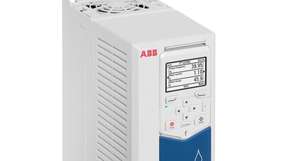 Er steht im Zentrum des Ifat-Auftritts von ABB: der Frequenzumrichter ACQ580.