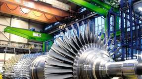 Siemens-Gasturbine SGT5-4000F / Siemens gas turbine SGT5-4000F